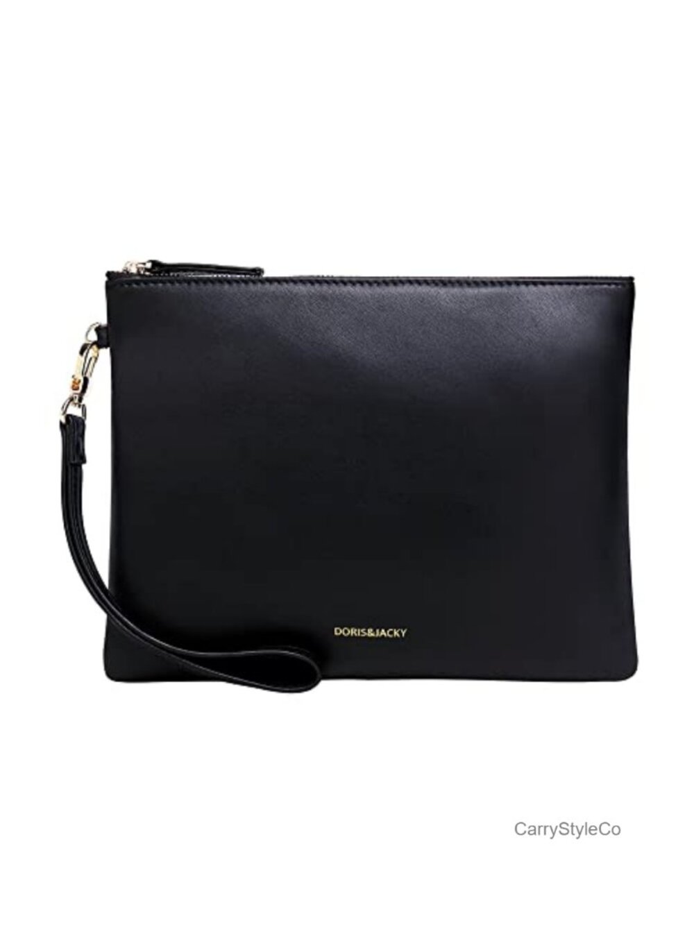 Lambskin Leather Wristlet Clutch RFID Wallet Large Phone Purse